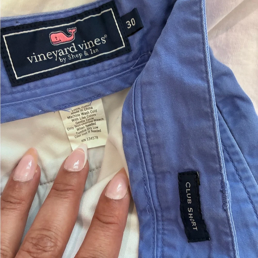 Vineyard Vines‎ Classic Periwinkle Blue Flat Front Chino Shorts
